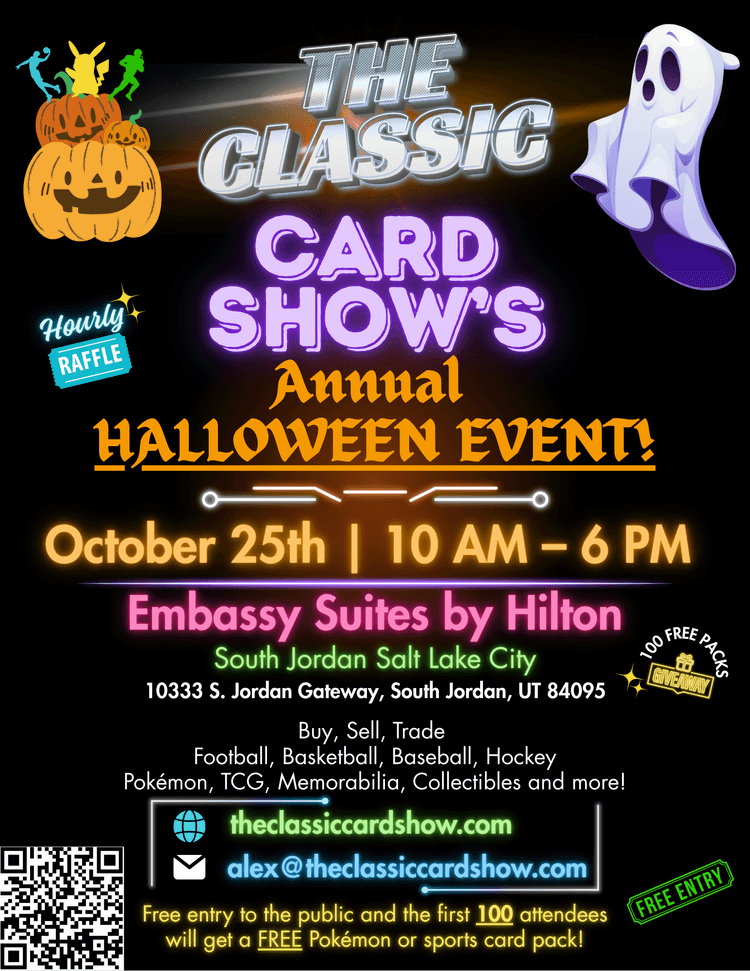 The Classic Card Show - Annual HALLOWEEN EVENT! Event Flyer