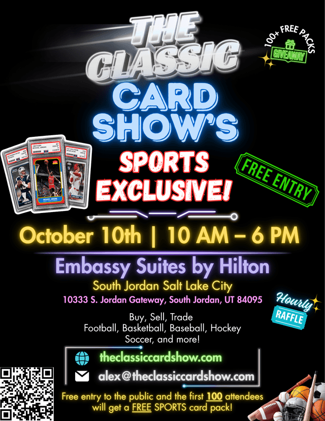 The Classic Card Show - SPORTS EXCLUSIVE! Event Flyer